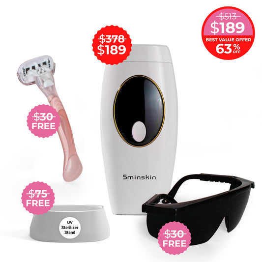 5MINSKIN AT-HOME LASER HAARVERWIJDERING HANDSET