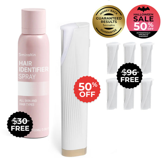 5MINSKIN ELECTRIC DERMAPLANING TOOL - 55% OFF HALLOWEEN SALE + 2 FREE GIFTS (WORTH $126)