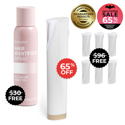 5MINSKIN ELECTRIC DERMAPLANING TOOL - 65% OFF HALLOWEEN SALE + 2 FREE GIFTS (WORTH $126)