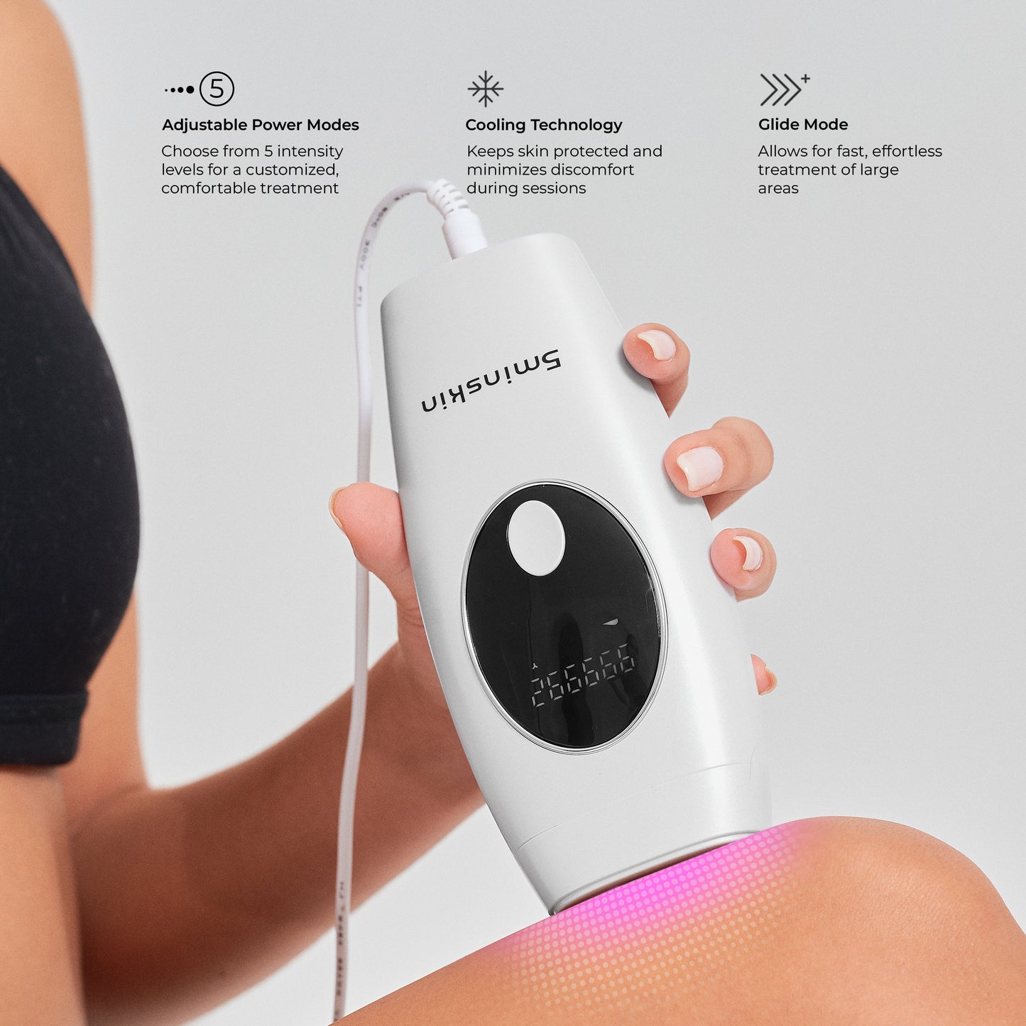 5MINSKIN HEMMA LASER HÅRBORTTAGNING HANDSET