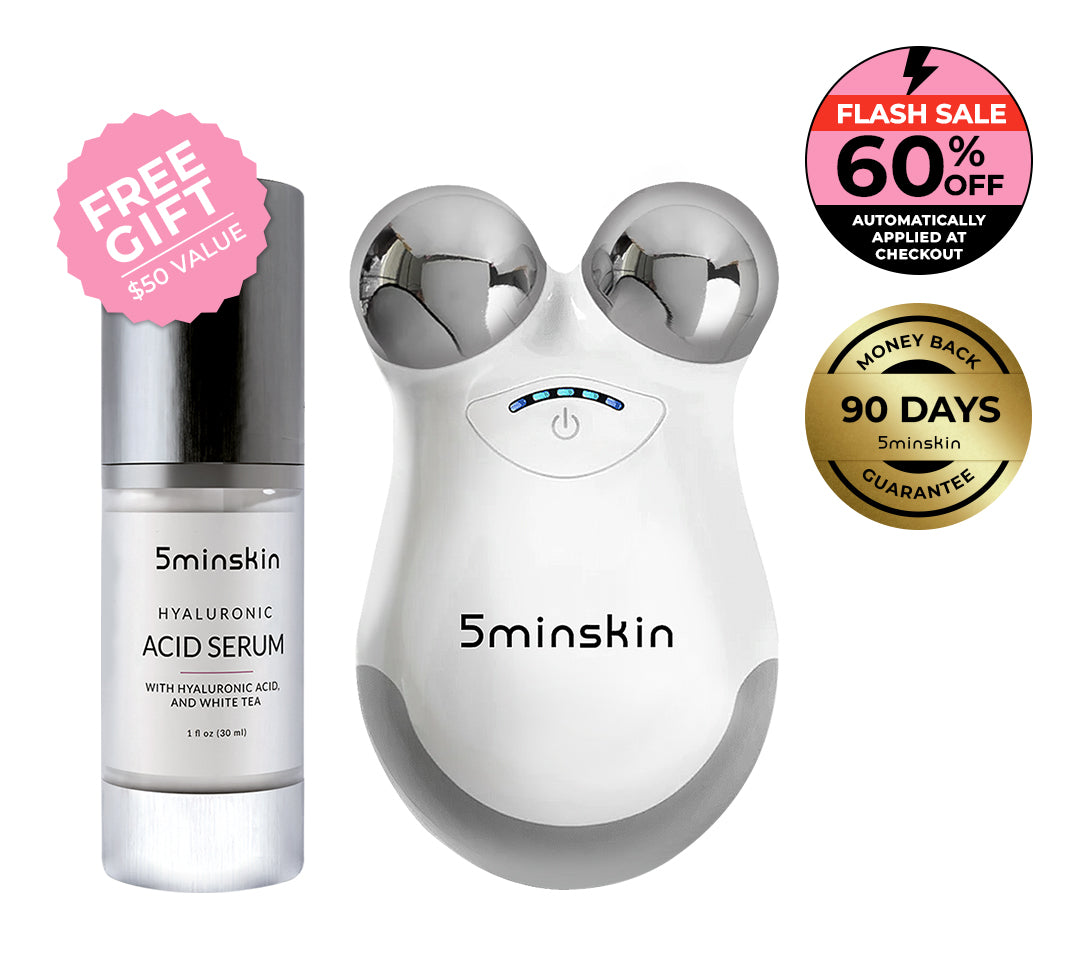 5MinSkin MicroSculpt + Hyaluronzuur Serum (30 Dagen Voorraad)