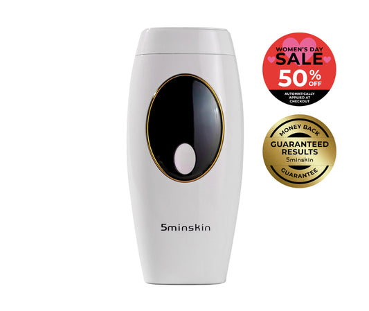 5MINSKIN AT-HOME LASER HAIR REMOVAL HANDSET - 50% OFF INTERNATIONAL WOMEN'S DAY SALE