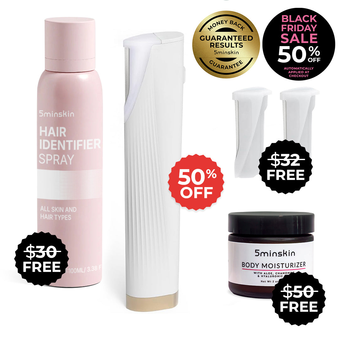 جهاز 5 مينسكين لإزالة الشعر بالليزر في المنزل