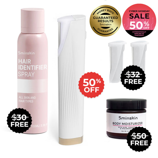 5MINSKIN ELEKTRISK DERMAPLANINGVERKTØY - 50 % RABATT INTERNASJONAL KVINNEDAGSSALG + 3 GRATIS GAVER (VERDI 158 CAD)