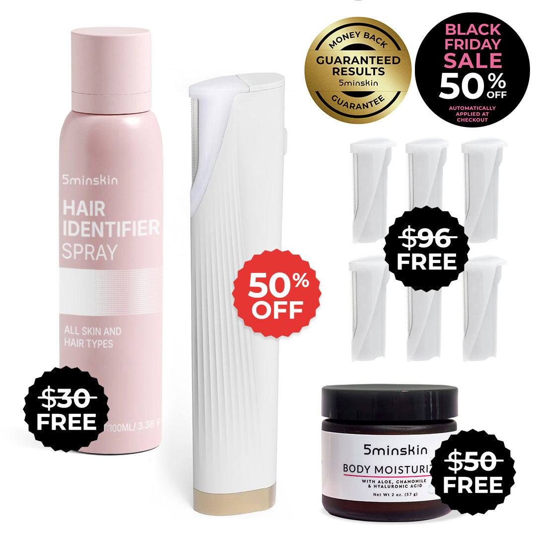 جهاز 5 مينسكين لإزالة الشعر بالليزر في المنزل