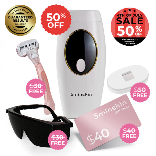 5MINSKIN HEMMA LASER HÅRBORTTAGNING HANDSET