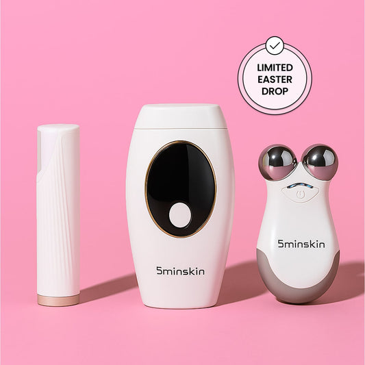 DISPOSITIVO PER LA DEPILAZIONE LASER 5MINSKIN A CASA